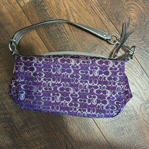 Purple rare COACH bag GUC